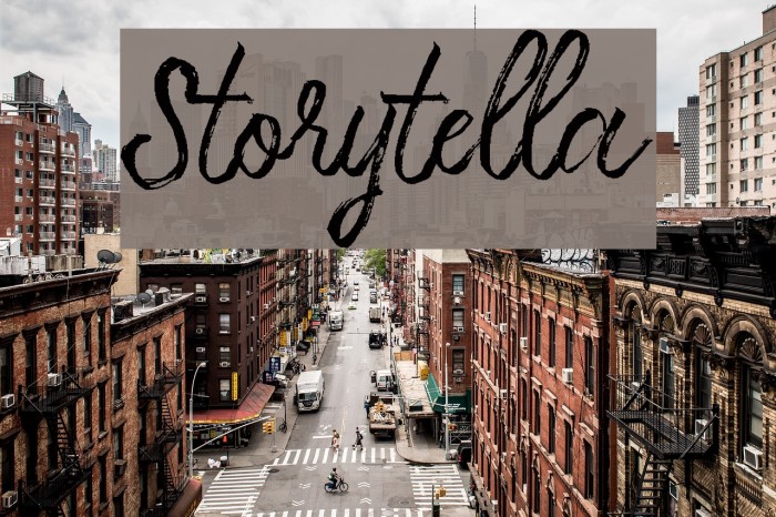 Storytella Fonte examples