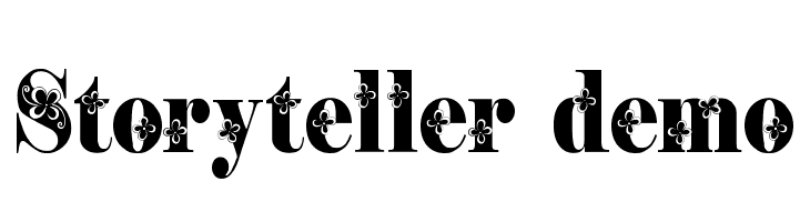 Storyteller Demo  font caratteri gratis