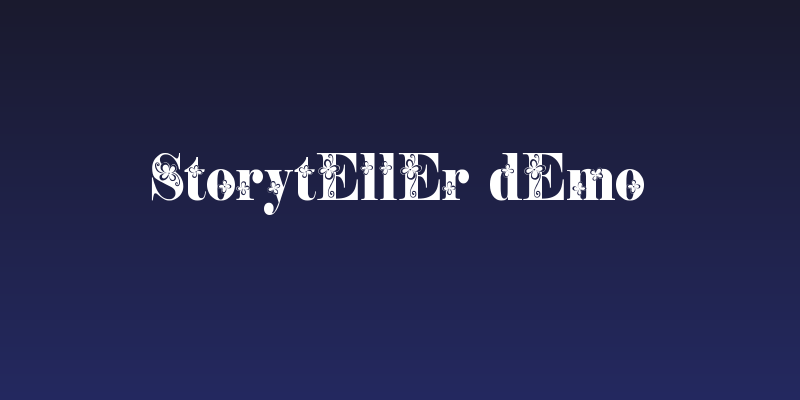 Storyteller Demo Social Header