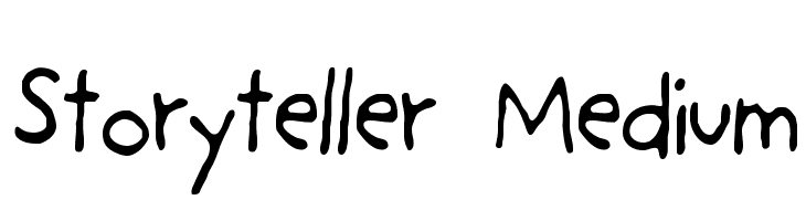 Storyteller Medium Font