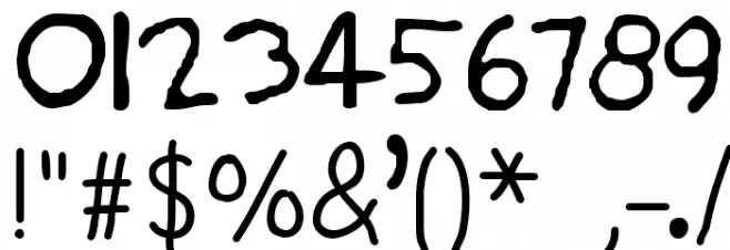 Storyteller Medium Font OTHER CHARS