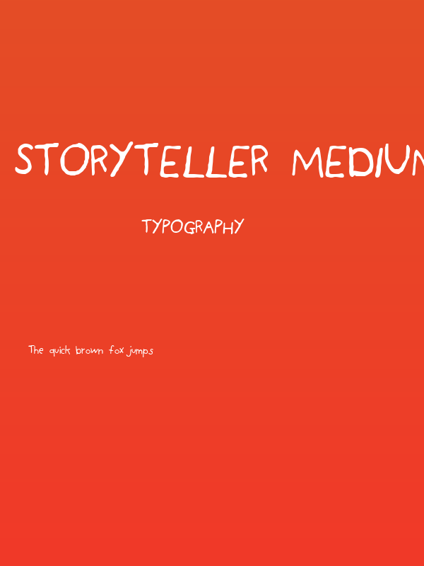 Storyteller Medium Poster