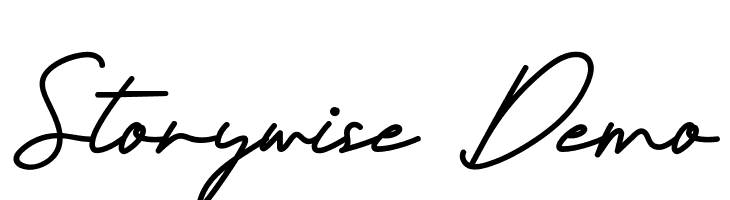 Storywise Demo  免费字体下载