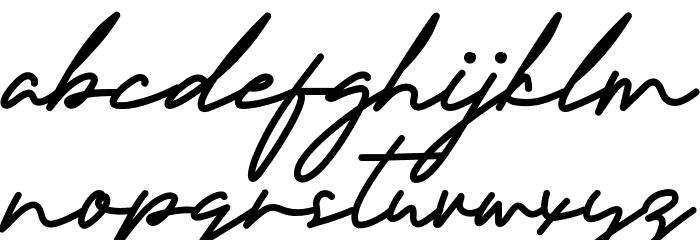Storywise Demo Font LOWERCASE