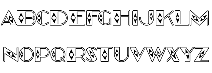 Stott Regular Font LOWERCASE