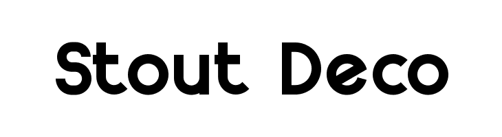 Stout Deco  नि: शुल्क फ़ॉन्ट्स डाउनलोड