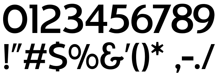Stovia Personal Use SemiBold Font OTHER CHARS