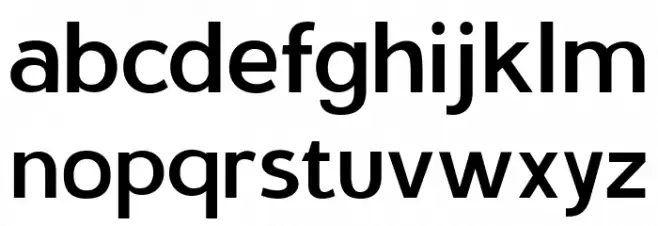 Stovia Personal Use SemiBold Шрифта строчной