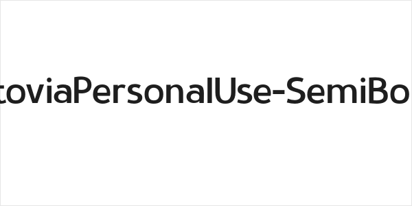 StoviaPersonalUse-SemiBold Logo