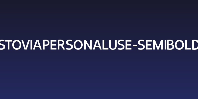 StoviaPersonalUse-SemiBold Social Header