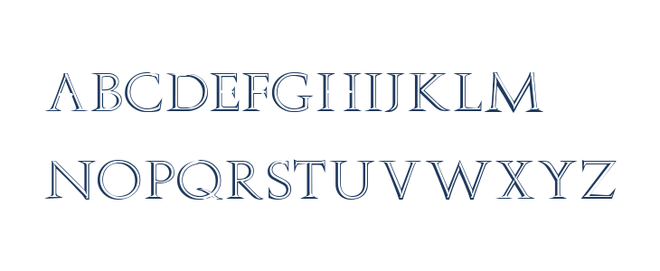 Stowe Open Face Lowercase