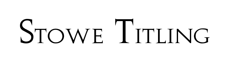 Stowe Titling  नि: शुल्क फ़ॉन्ट्स डाउनलोड