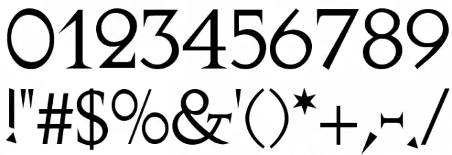 Stowe Titling Font OTHER CHARS