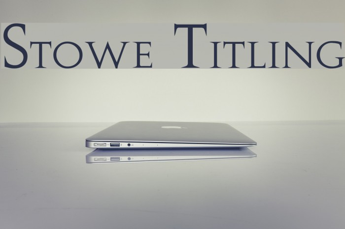 Stowe Titling Font examples