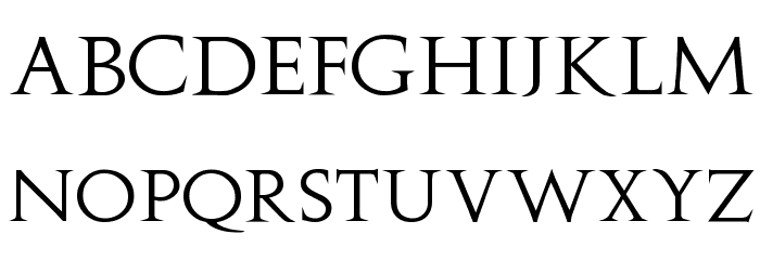 Stowe Titling Font LOWERCASE