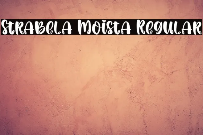 Strabela Moista Regular Example 1