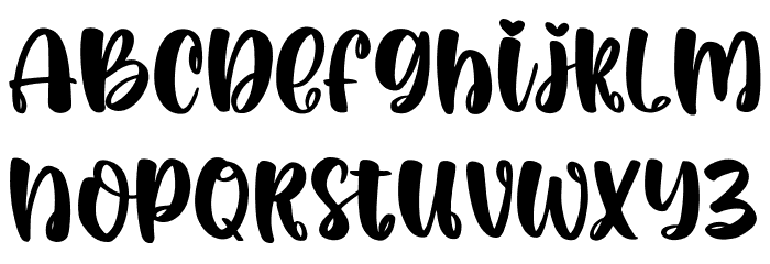 Strabela Moista Regular Font LOWERCASE