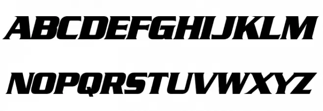 Straczynski Bold Italic Fuentes MAYÚSCULAS