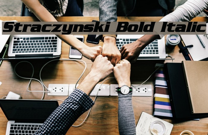 Straczynski Bold Italic Example 1