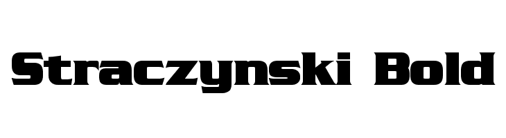 Straczynski Bold  font caratteri gratis