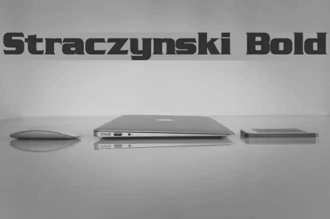 Straczynski Bold Font examples