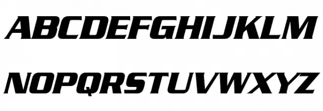 Straczynski Italic Schriftart Groß