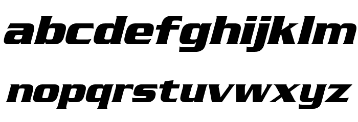 Straczynski Italic Font LOWERCASE
