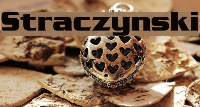 Straczynski Font examples