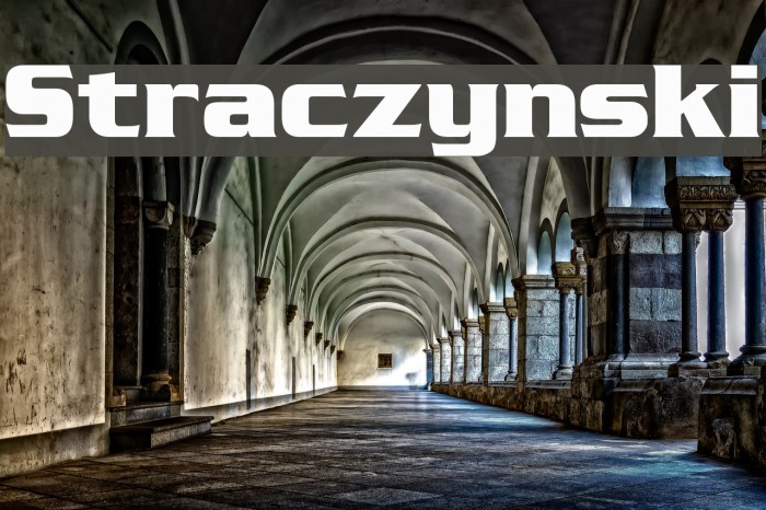 Straczynski Font examples