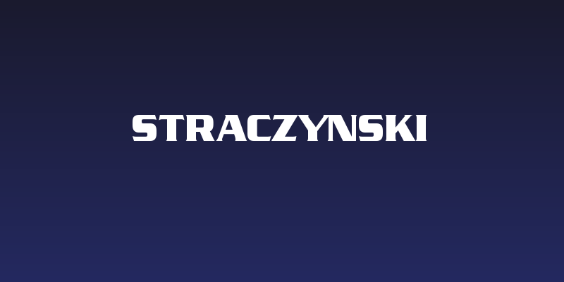 Straczynski Social Header