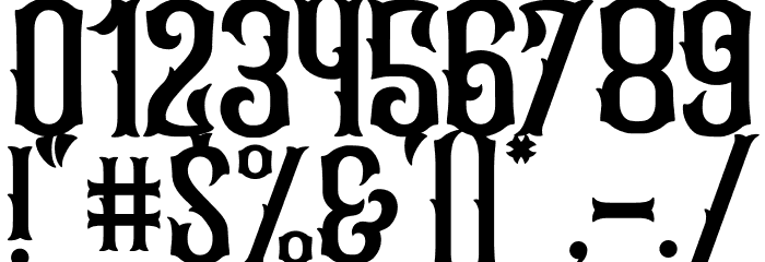Stradas Font OTHER CHARS