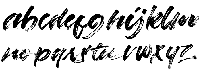 Strade Eqrem FREE Font LOWERCASE