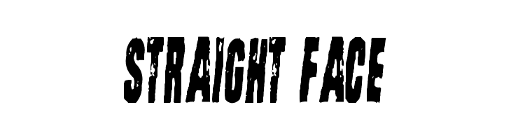 Straight Face フォント