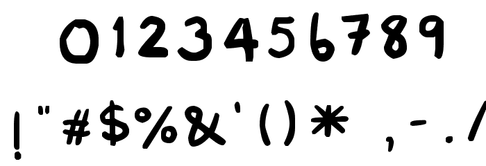 Straight & Narrow Font OTHER CHARS
