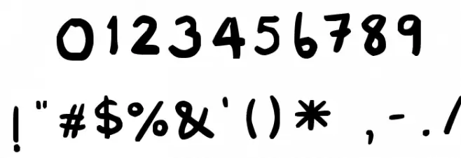 Straight & Narrow Font OTHER CHARS