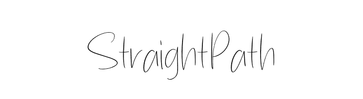 Straight Path  Descarca Fonturi Gratis