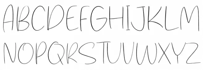 Straight Path 字体 大写