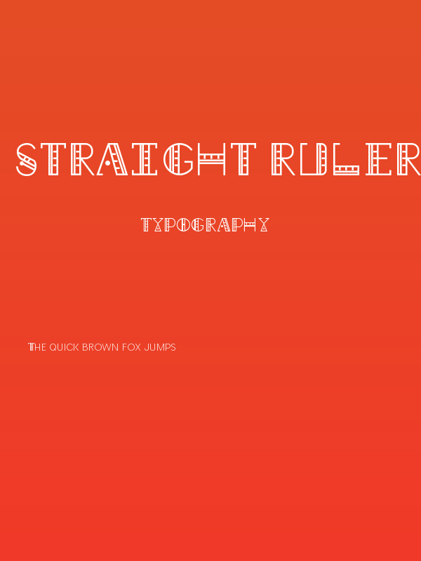 Straight Ruler~ Poster