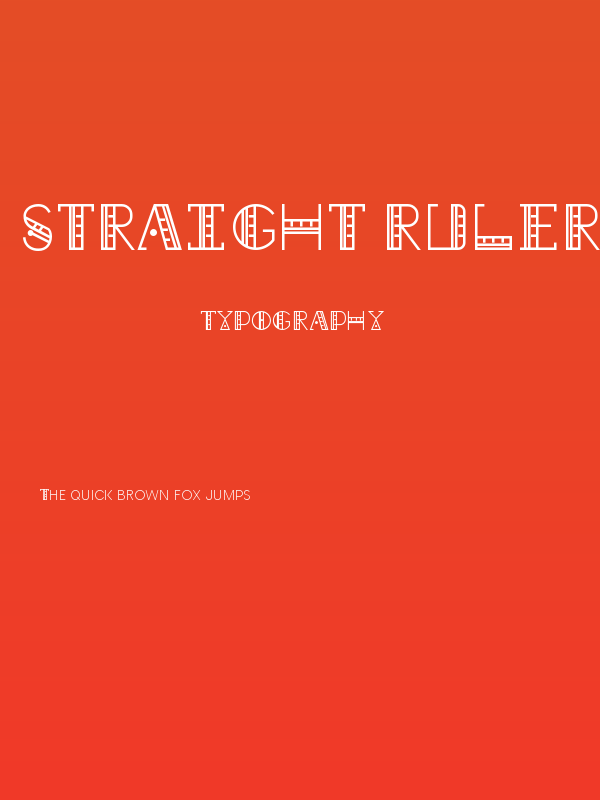 Straight Ruler~ Poster