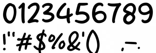 Straight Town Font OTHER CHARS