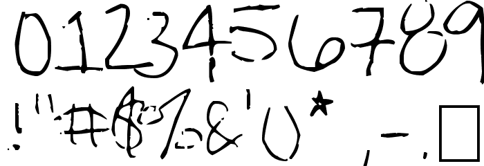 Straight Up Zody Font OTHER CHARS