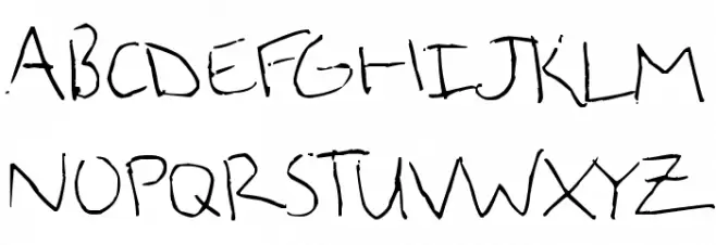 Straight Up Zody フォント 大文字