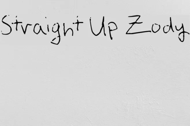 Straight Up Zody Example 2