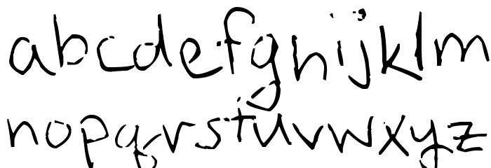 Straight Up Zody Font LOWERCASE