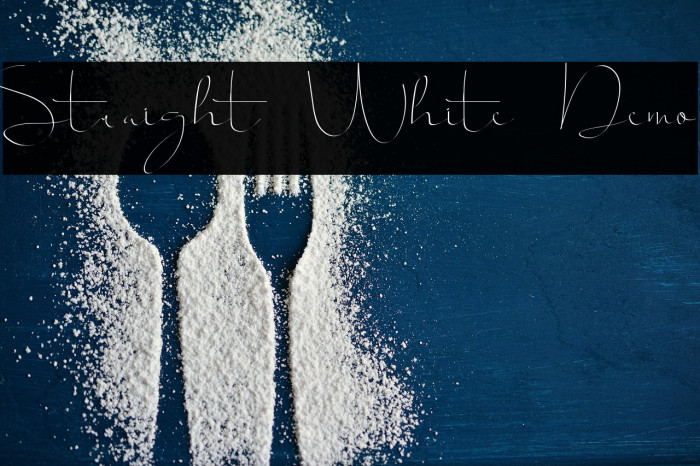 Straight White Demo Example 1