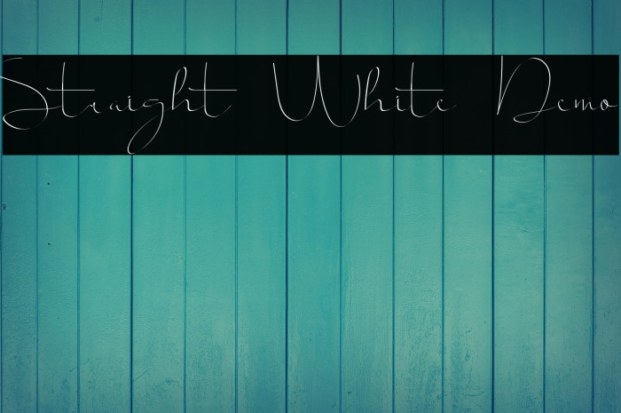 Straight White Demo Example 2