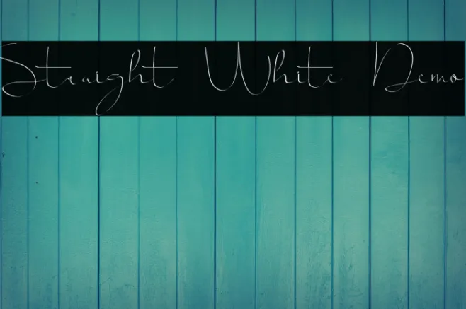 Straight White Demo Example 2