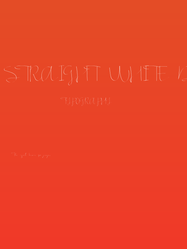 Straight White Demo Poster