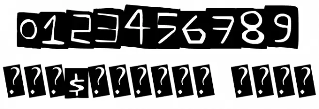 StraightBaller Font OTHER CHARS