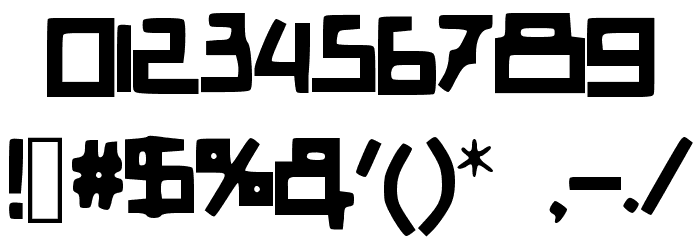 StraightFWD Font OTHER CHARS